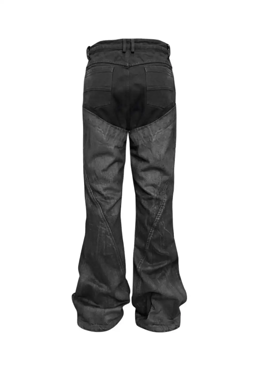 GOJOYJINNI丨Punk Paint-Splatter Flare Jeans