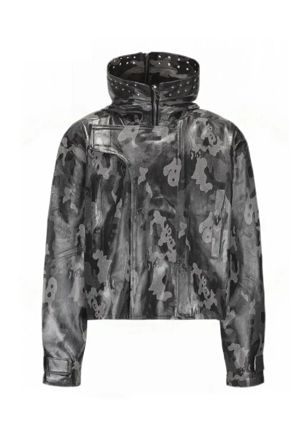 Disark│Cropped N2B Jacket (Deconstructed, All Black)