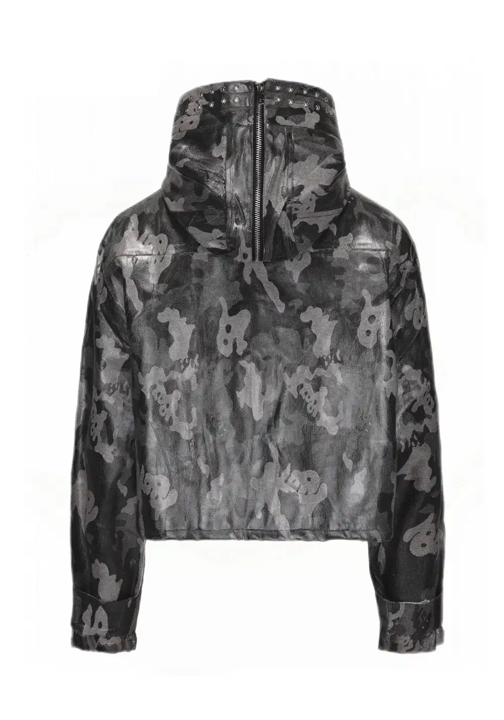 Disark│Cropped N2B Jacket (Deconstructed, All Black)
