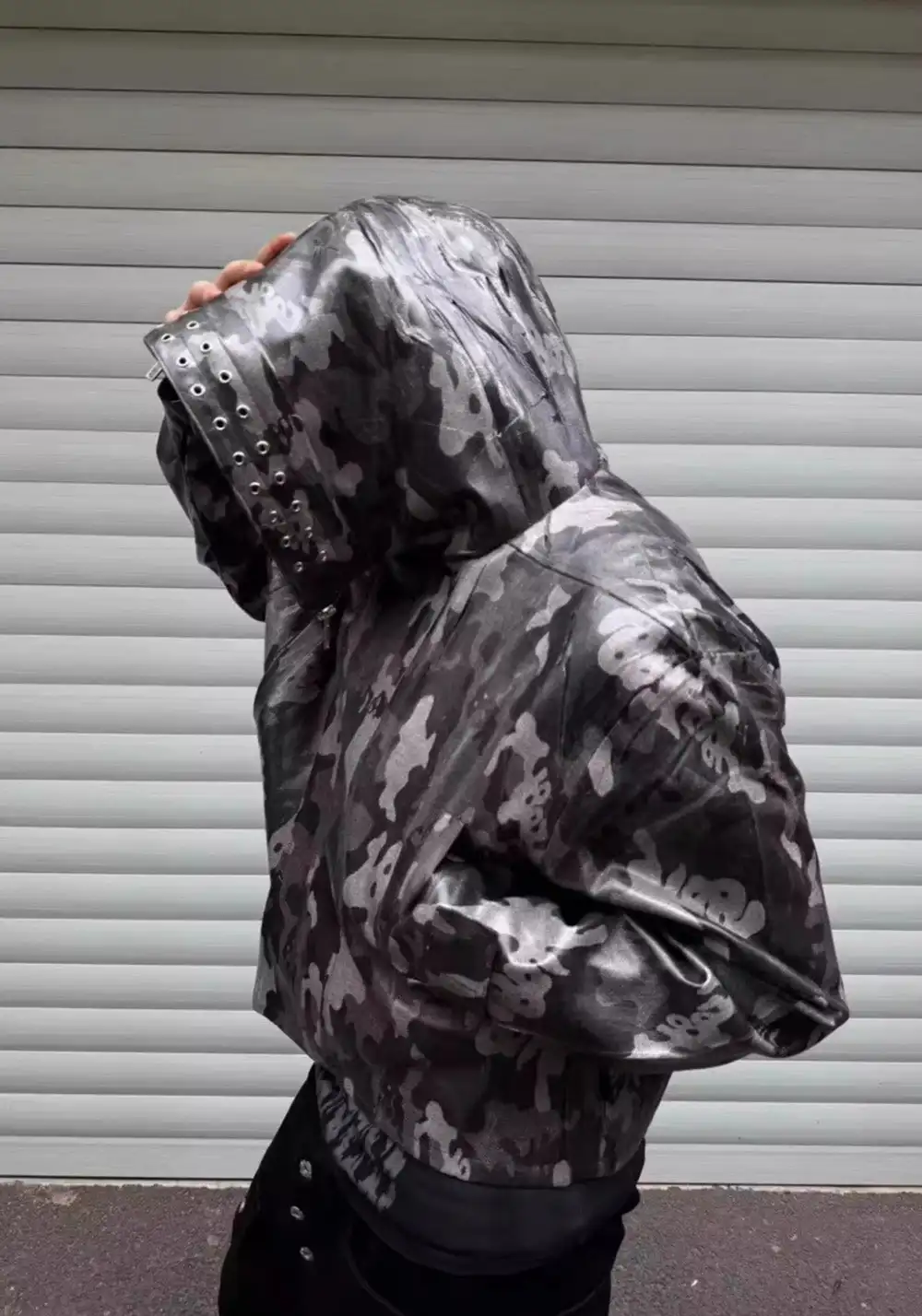 Disark│Cropped N2B Jacket (Deconstructed, All Black)