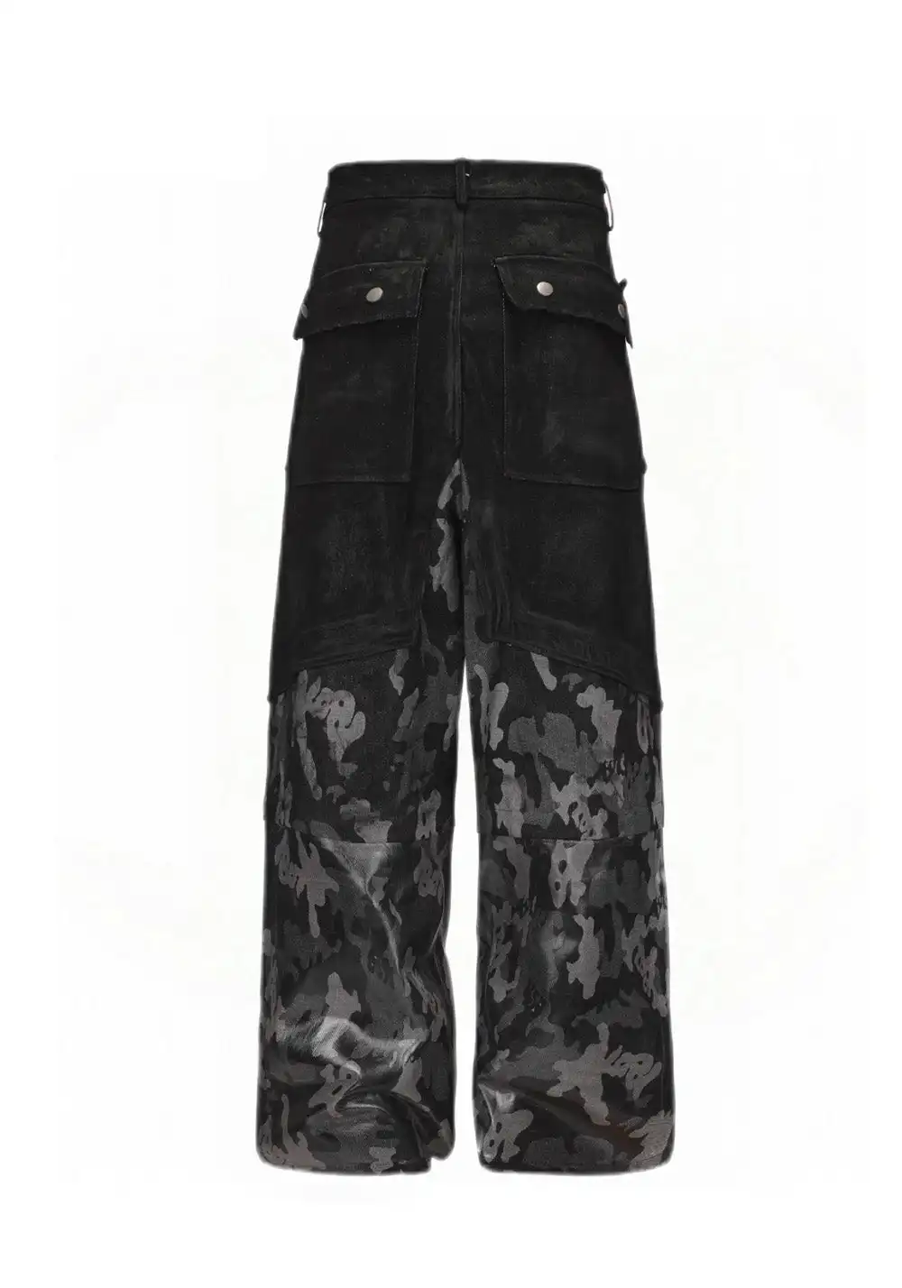 Disark│Camo Wide-Leg Pants (Avant-Garde Cut)
