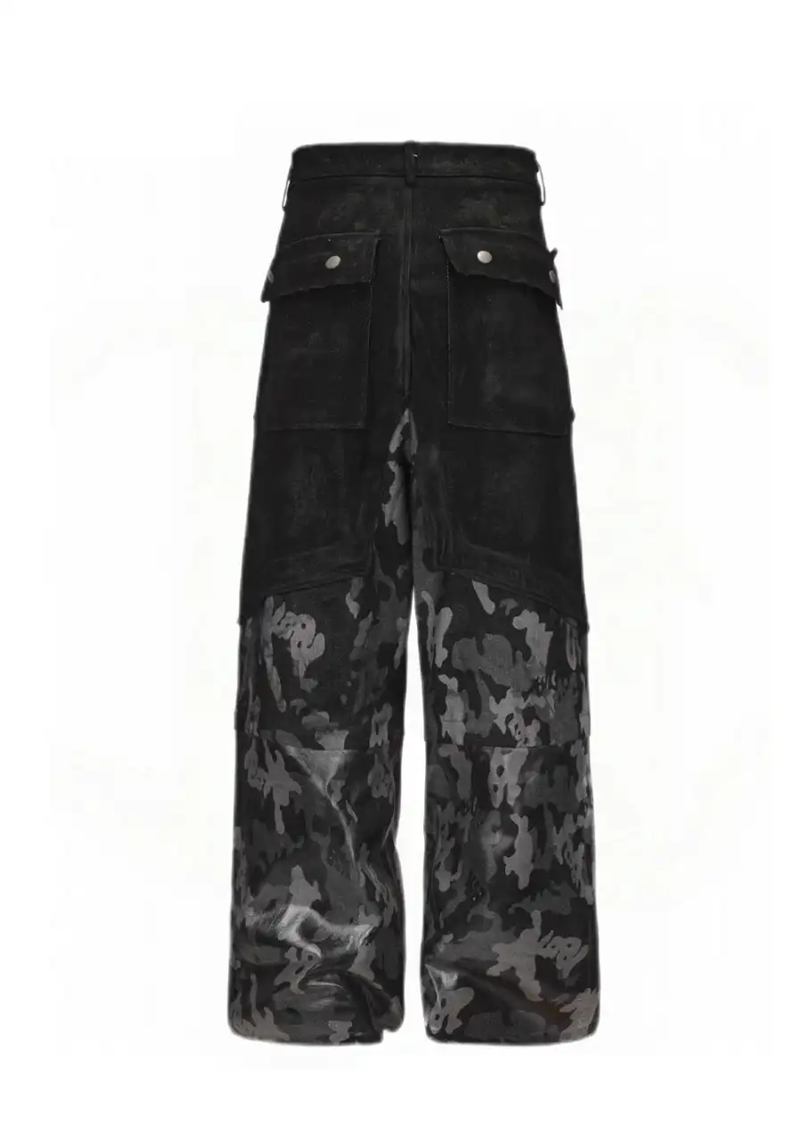 Disark│Camo Wide-Leg Pants (Avant-Garde Cut) - 2