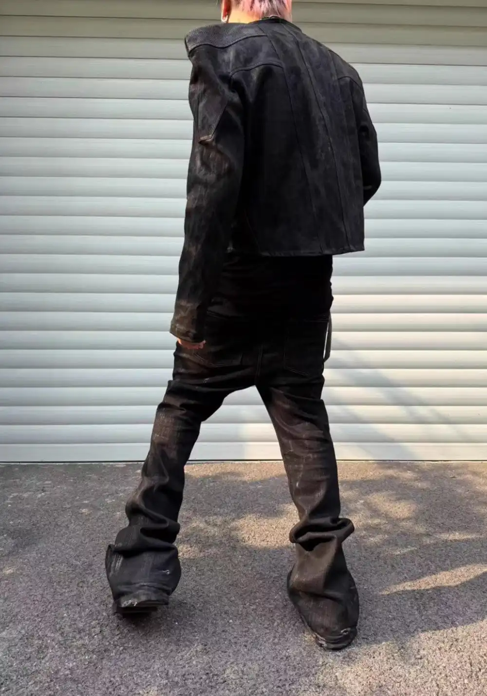 Disark│Snake-Textured Blade Jacket