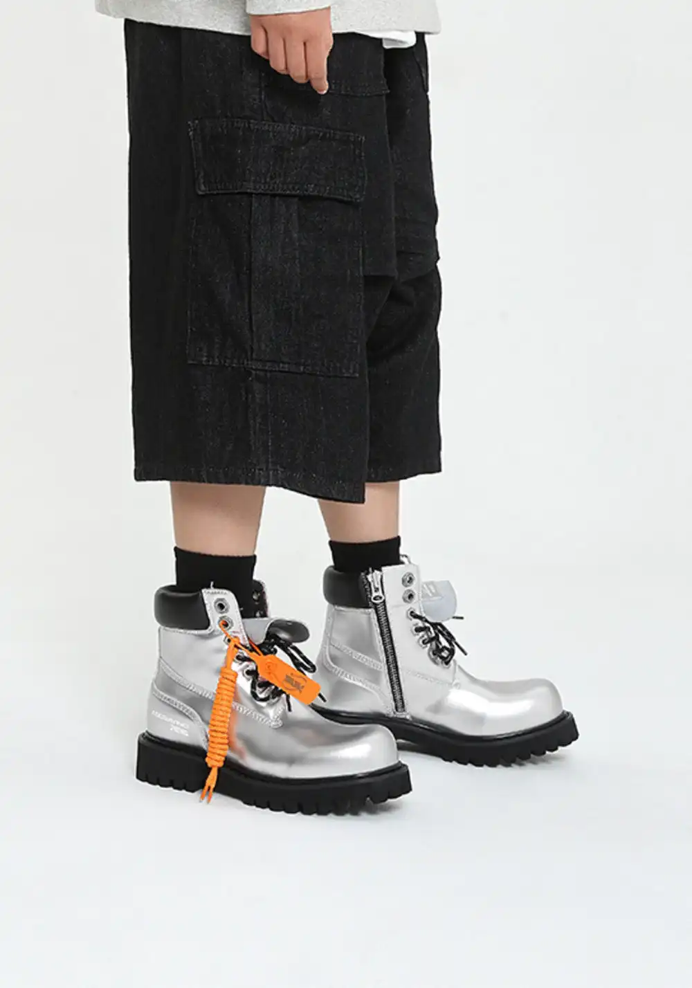 ADC丨Stardust Series Martin Boots-Sliver