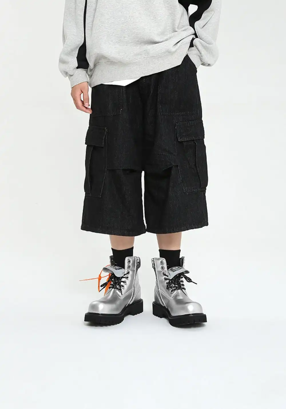 ADC丨Stardust Series Martin Boots-Sliver