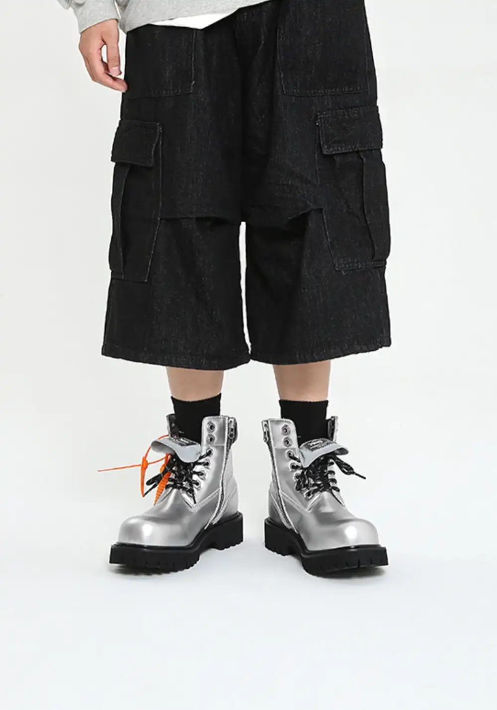ADC丨Stardust Series Martin Boots-Sliver