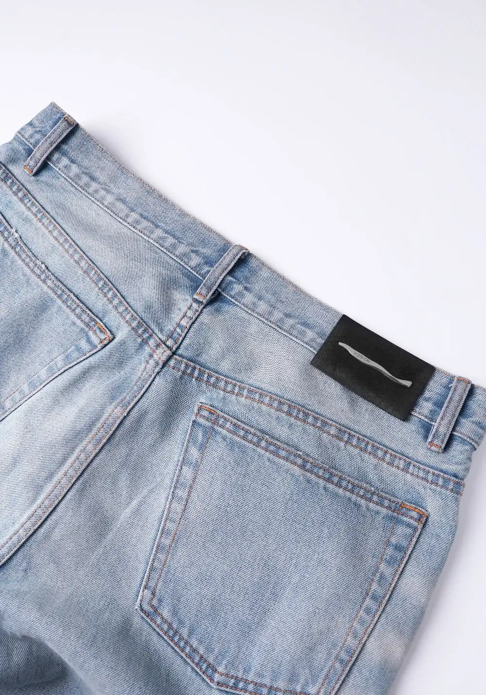 NOIDEA丨Destroyed Wide-Leg Jeans (Ice Wash, Flared)