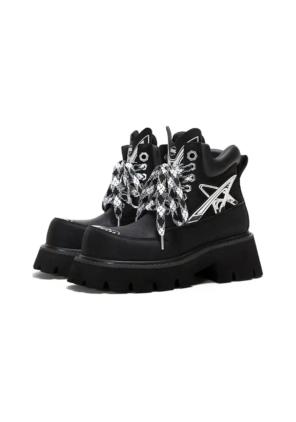 ADC丨Stardust Cat-Ear Black Boots-Black