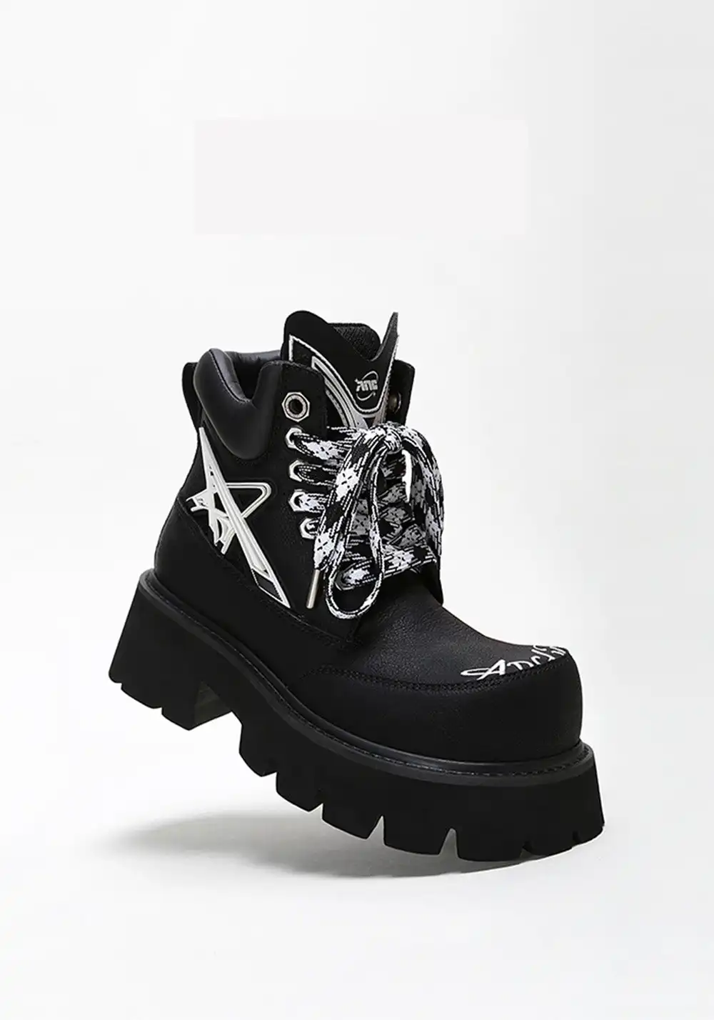 ADC丨Stardust Cat-Ear Black Boots-Black