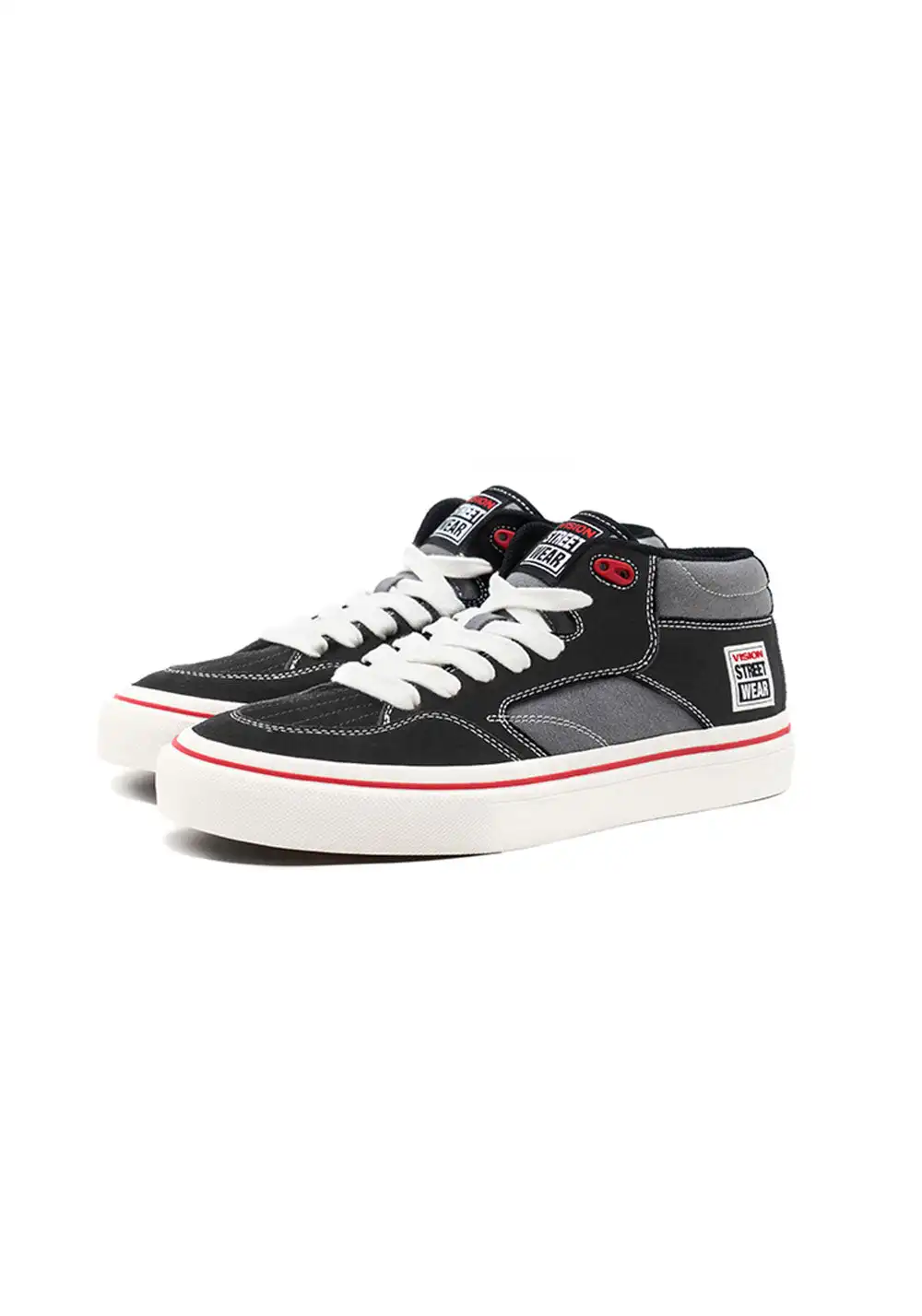 VISION丨CONCAVE Retro Suede Skate Shoes(Gray)