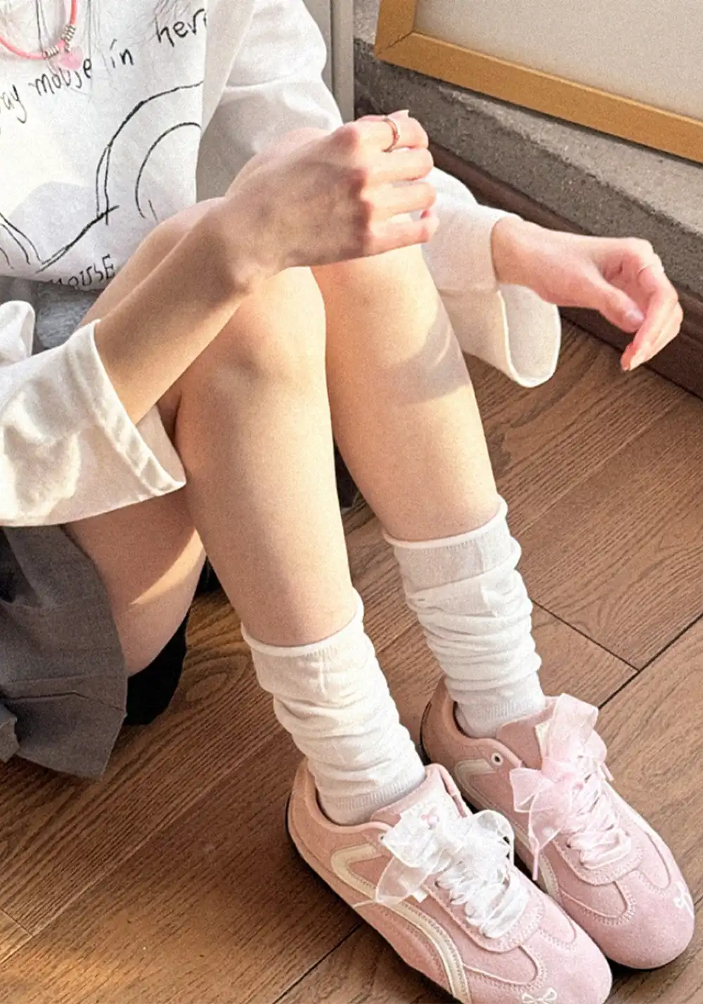 Catsofa丨emoji-lab: Cat & Couch - Spring Edition Pink Racing Flats
