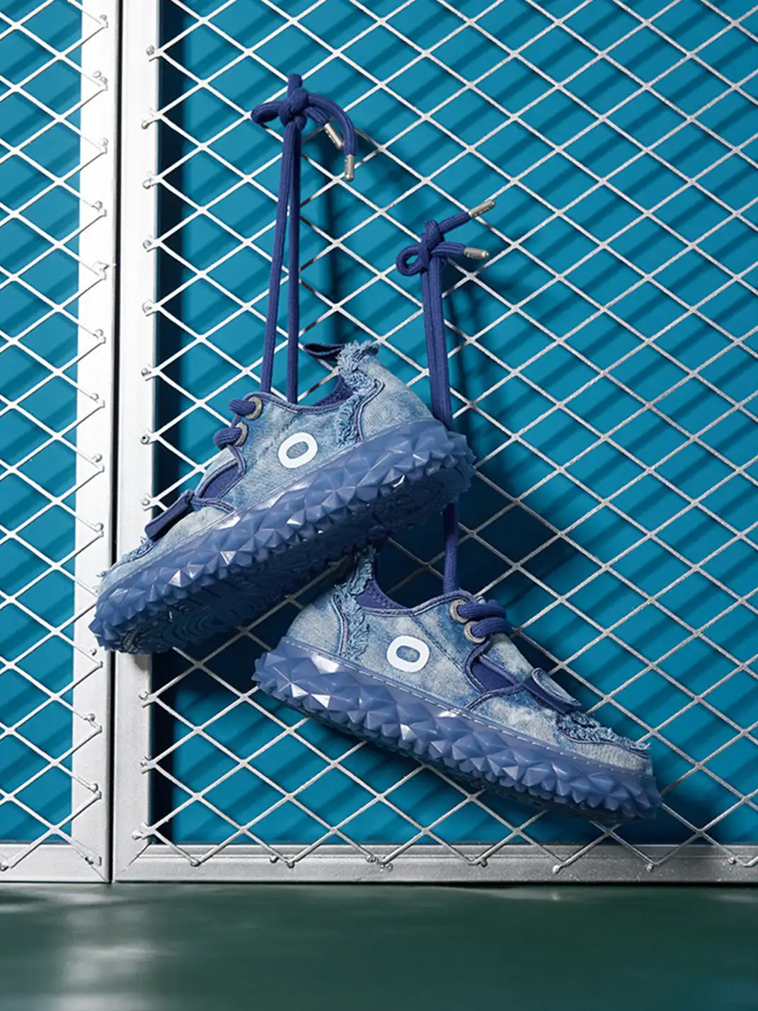 OETZI丨Ötzi Denim Blue Ugly-Cute Sneakers