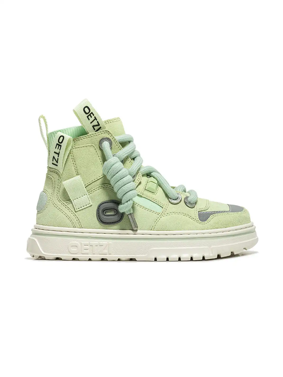 OETZI丨Ötzi Suede High-Top Platform Sneakers-Green