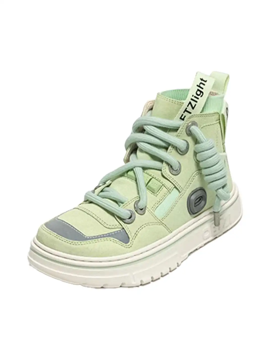 OETZI丨Ötzi Suede High-Top Platform Sneakers-Green