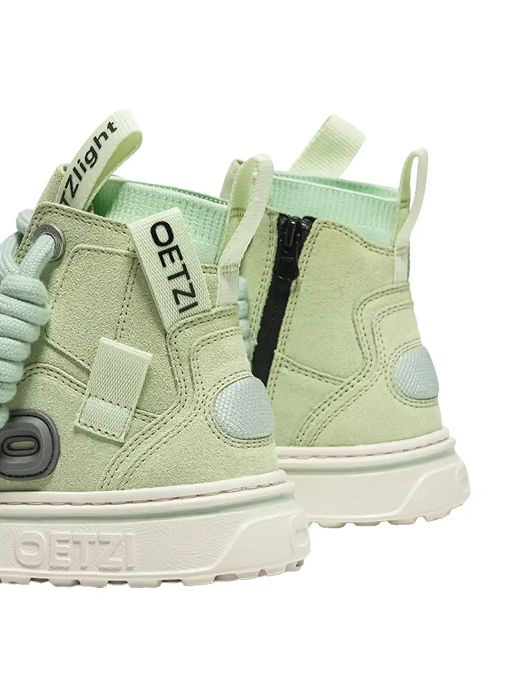 OETZI丨Ötzi Suede High-Top Platform Sneakers-Green