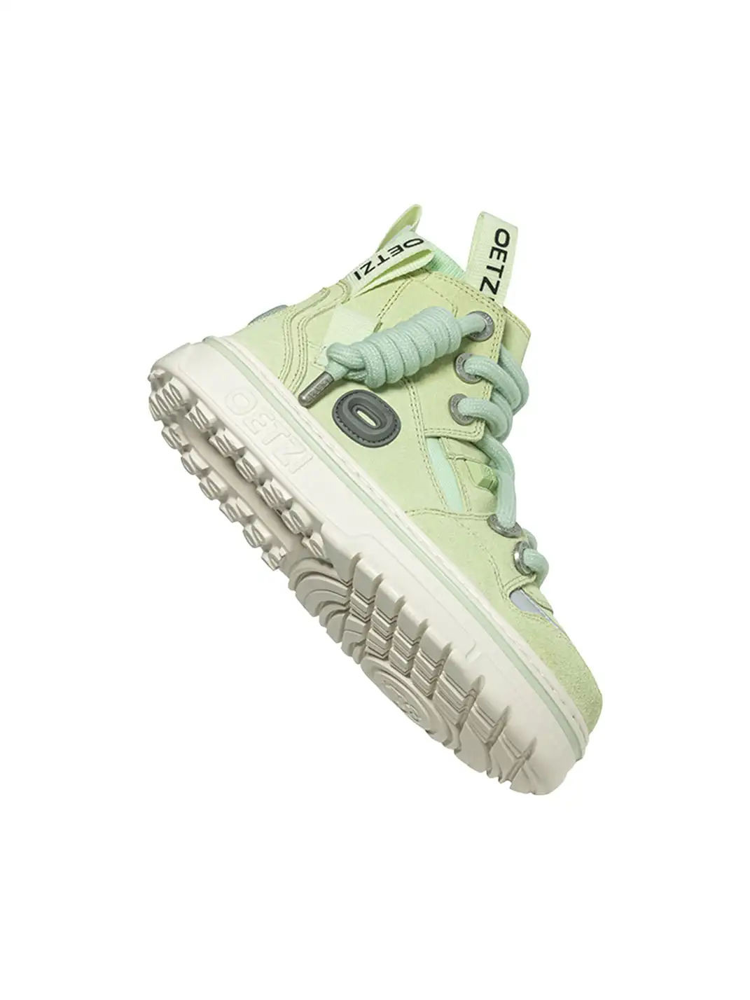 OETZI丨Ötzi Suede High-Top Platform Sneakers-Green