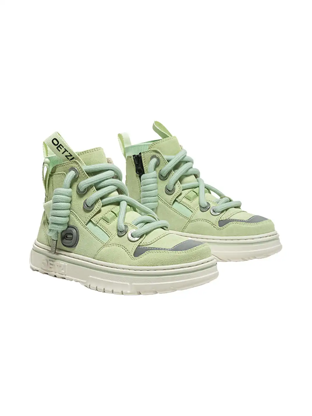 OETZI丨Ötzi Suede High-Top Platform Sneakers-Green