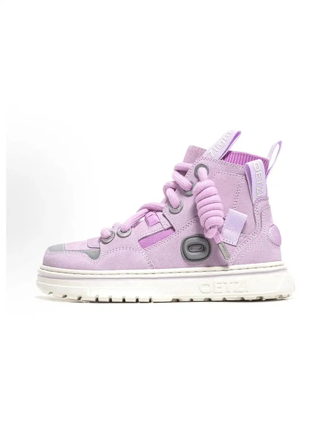 OETZI丨Ötzi Suede High-Top Platform Sneakers-Purple