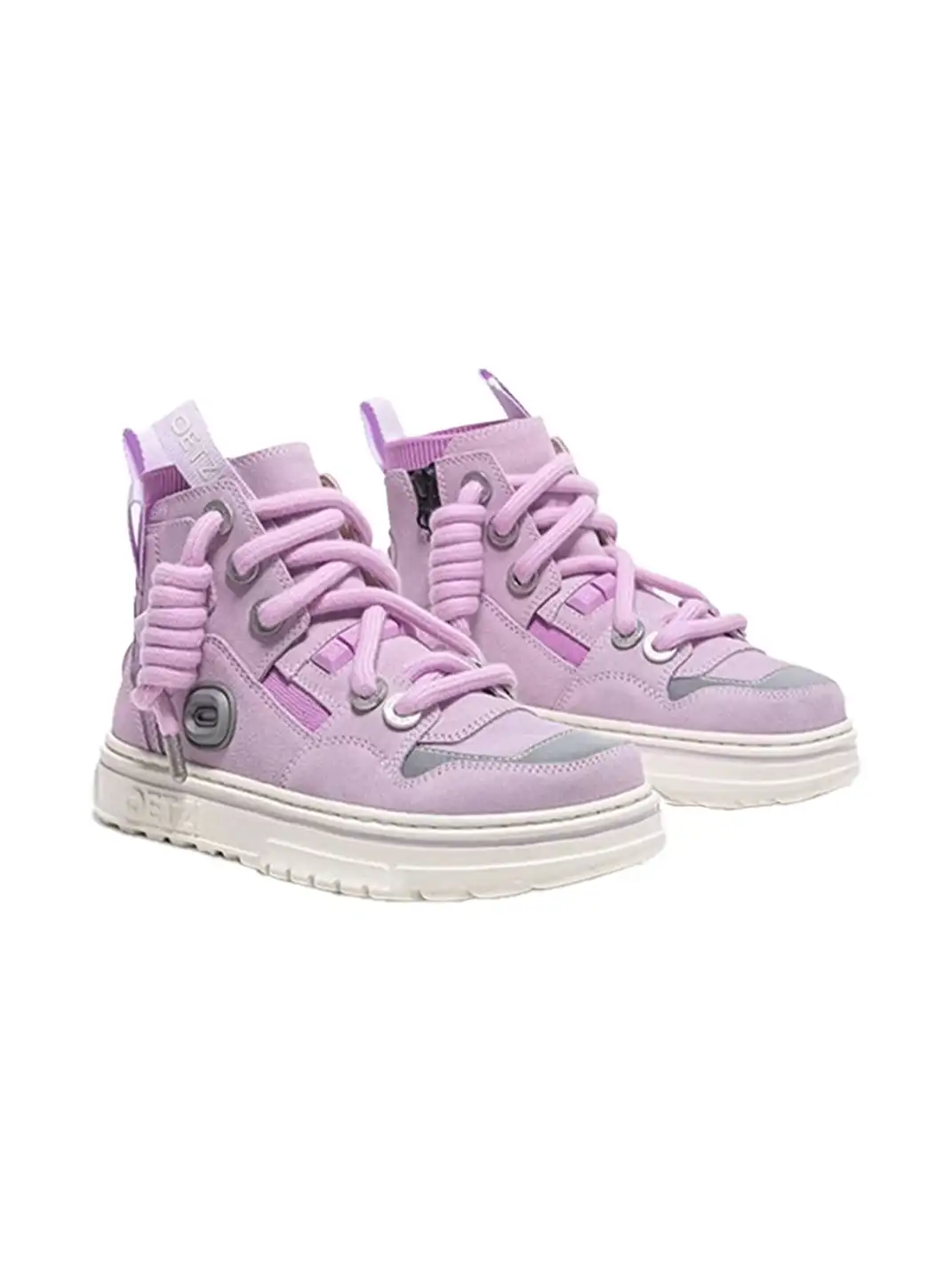 OETZI丨Ötzi Suede High-Top Platform Sneakers-Purple