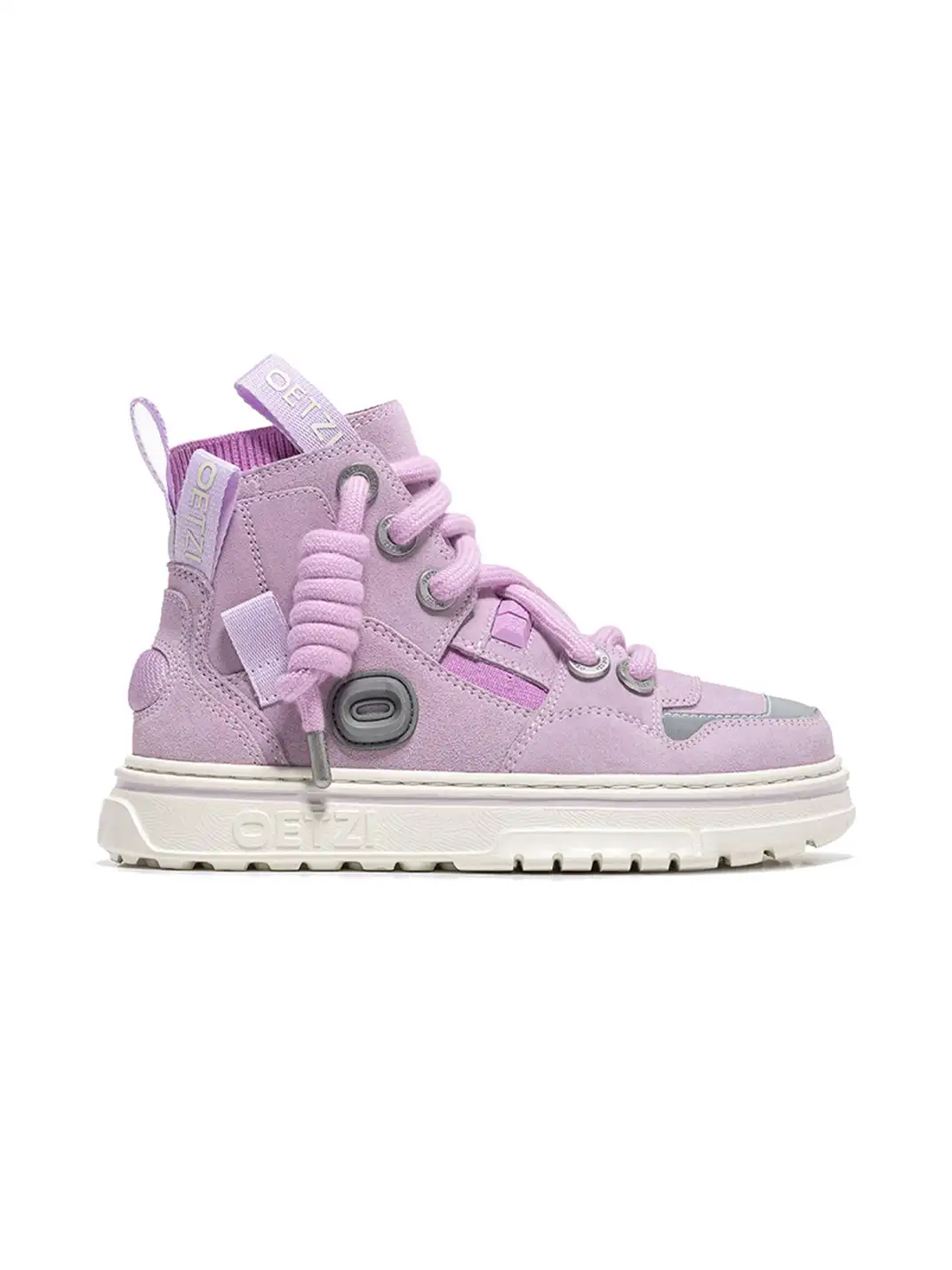 OETZI丨Ötzi Suede High-Top Platform Sneakers-Purple