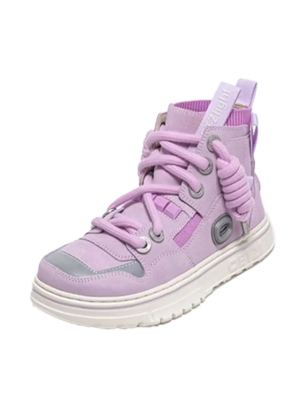 OETZI丨Ötzi Suede High-Top Platform Sneakers-Purple