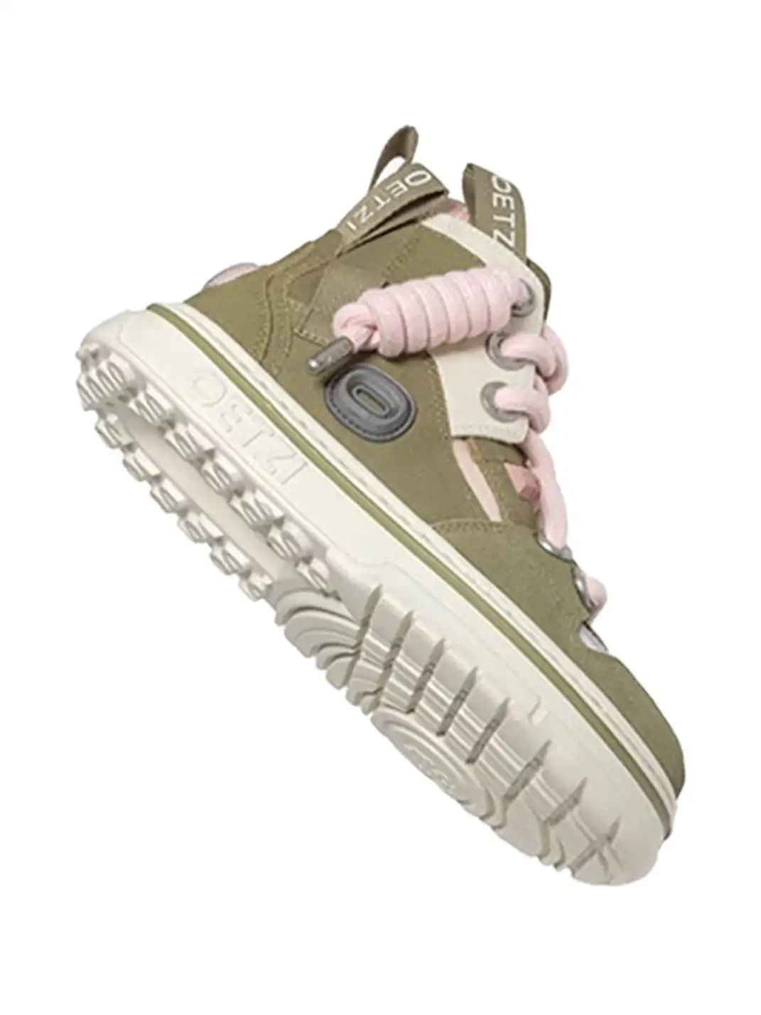 OETZI丨Ötzi Suede High-Top Platform Sneakers-Cyan