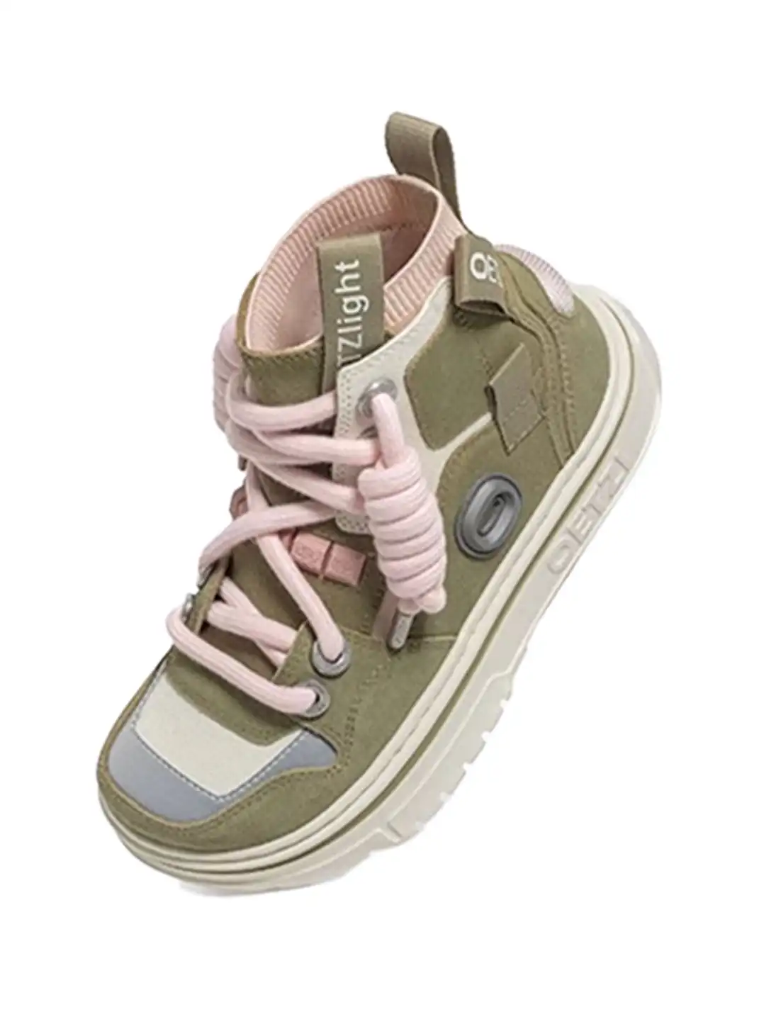 OETZI丨Ötzi Suede High-Top Platform Sneakers-Cyan