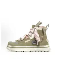 OETZI丨Ötzi Suede High-Top Platform Sneakers-Cyan