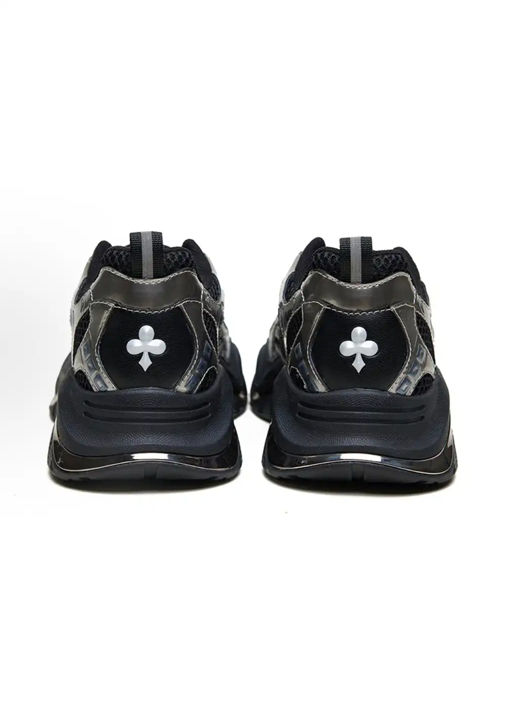SHOOT BRAND丨Metallic Black-Silver, Chunky Dad Shoe