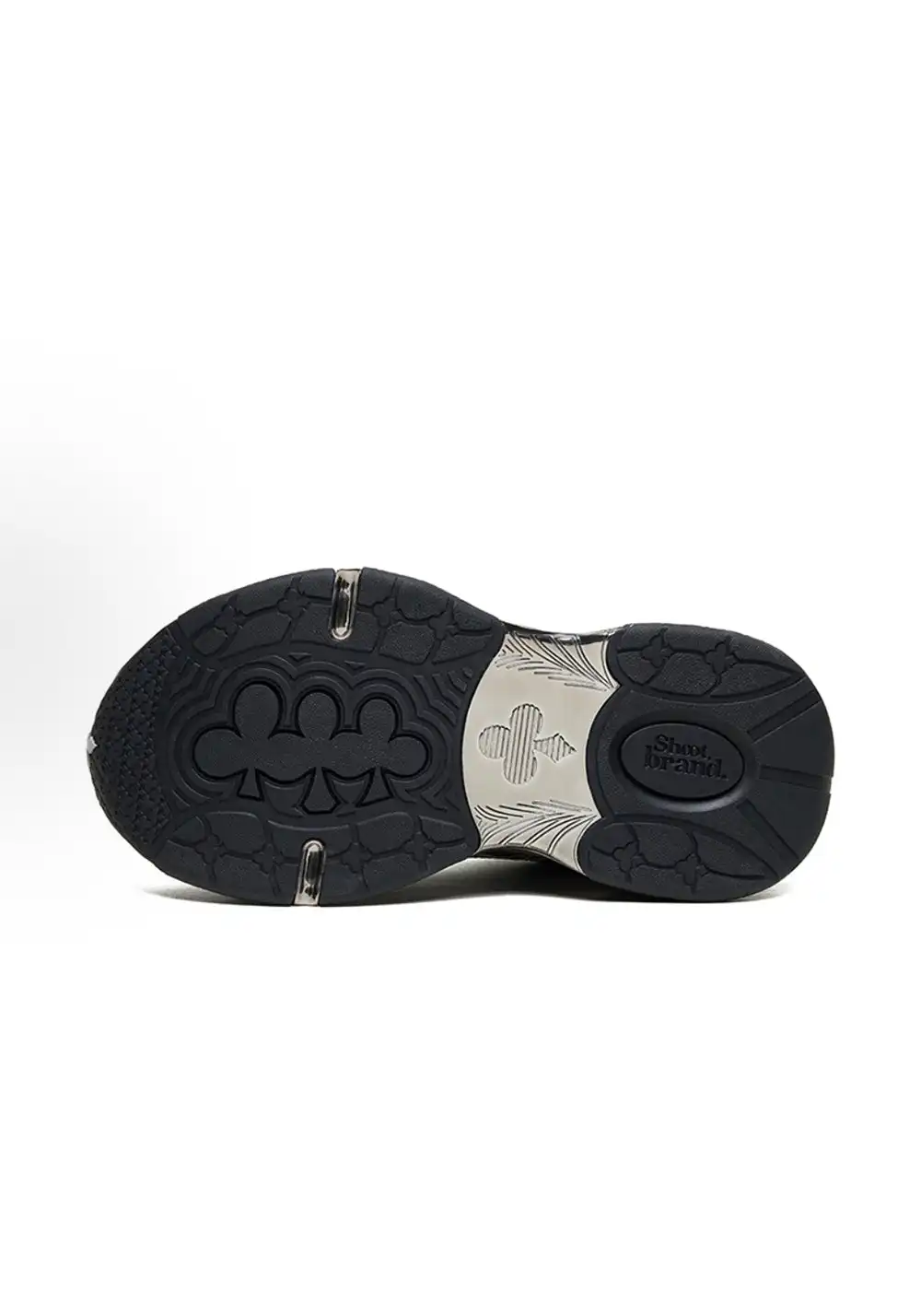 SHOOT BRAND丨Metallic Black-Silver, Chunky Dad Shoe
