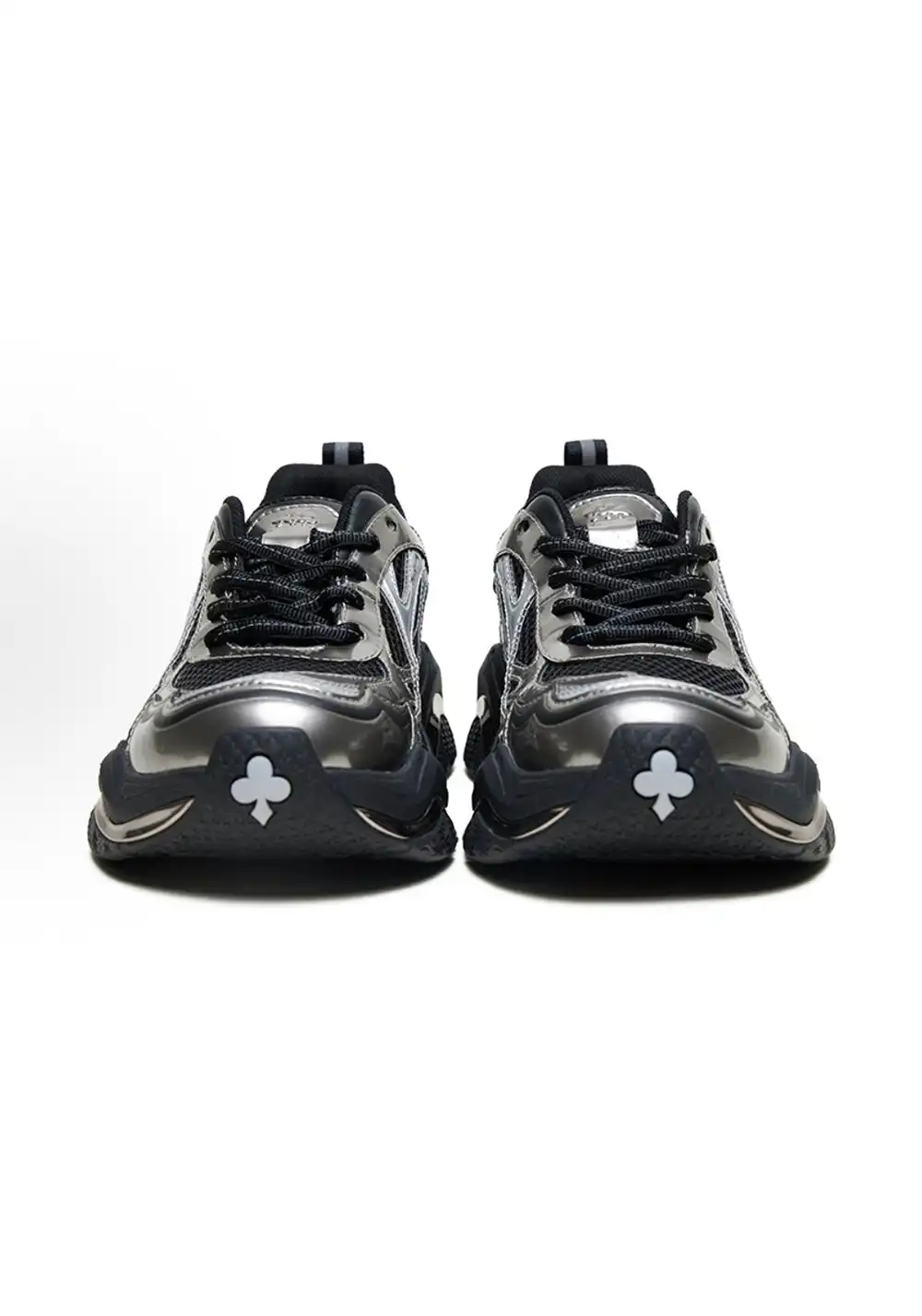 SHOOT BRAND丨Metallic Black-Silver, Chunky Dad Shoe