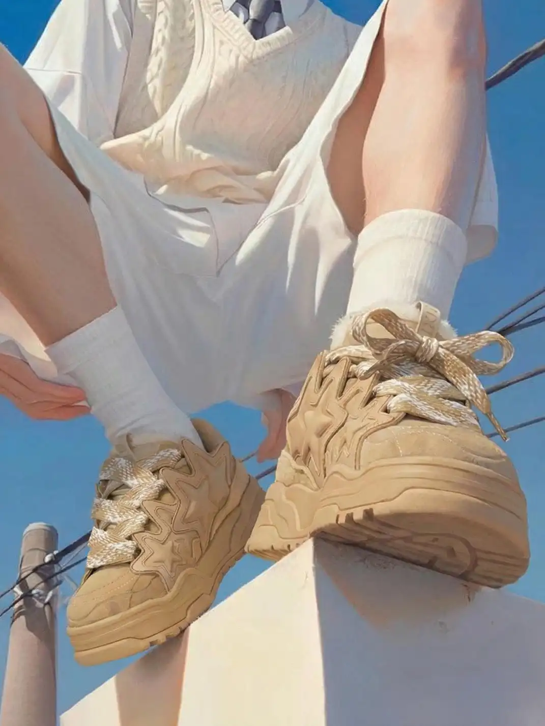 KAALIXTO丨Beijing Exclusive Star Chunky Sneakers
