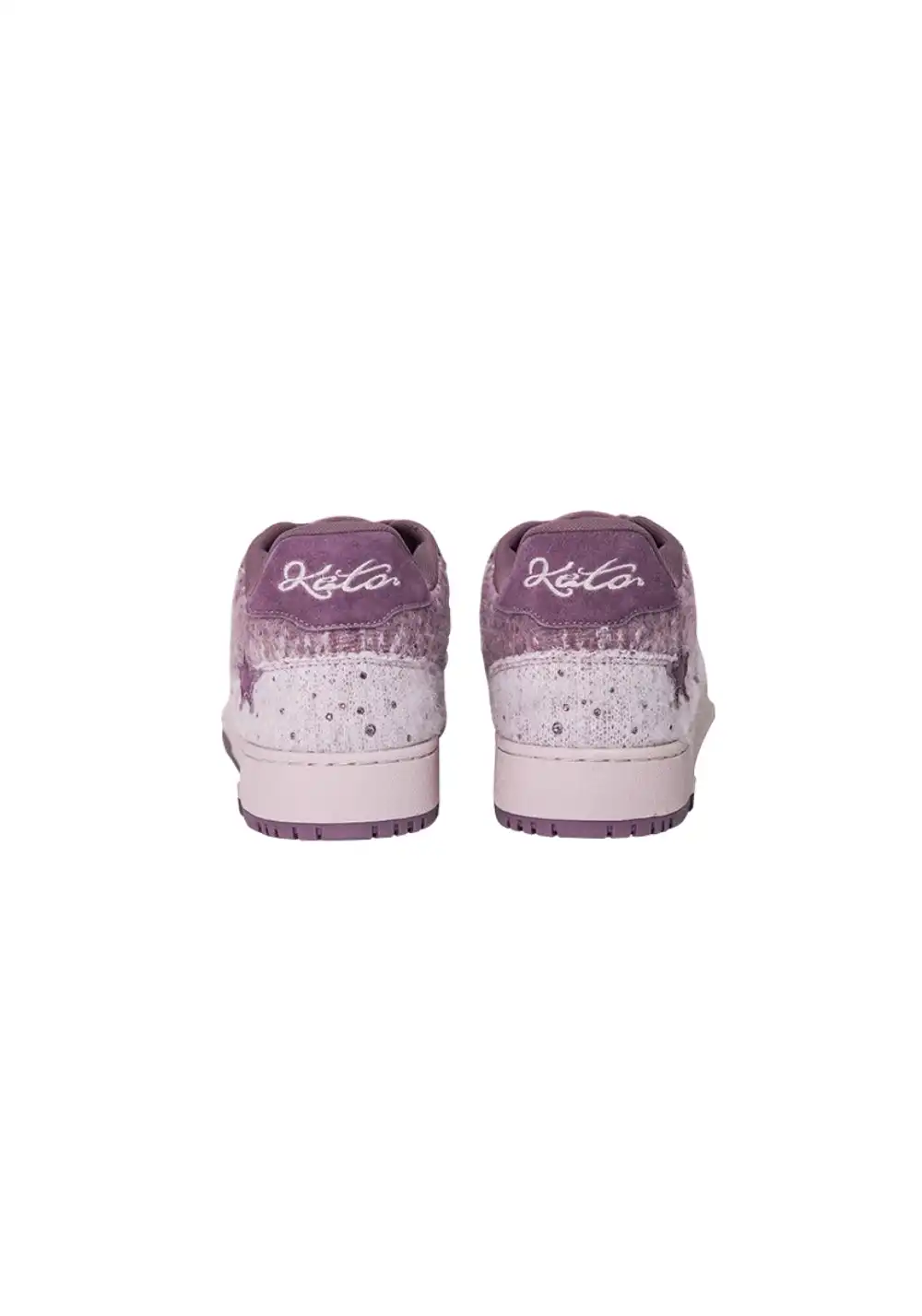 KAALIXTO丨Lilac Fuzzy Star Low-Top Sneaker