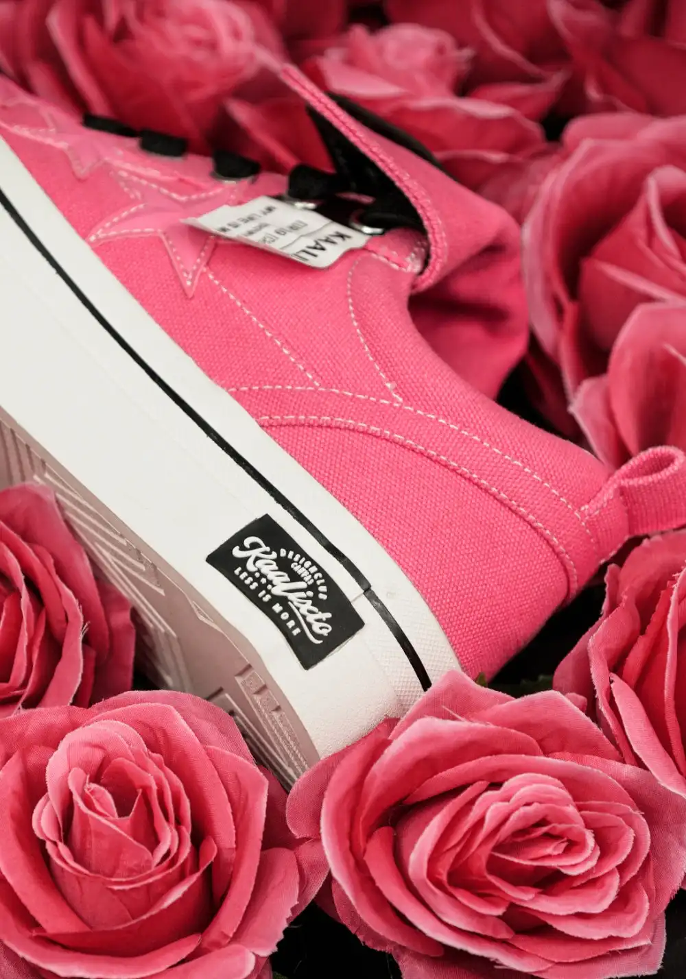 KAALIXTO丨Cheese Raspberry Pink Canvas Star Shoes