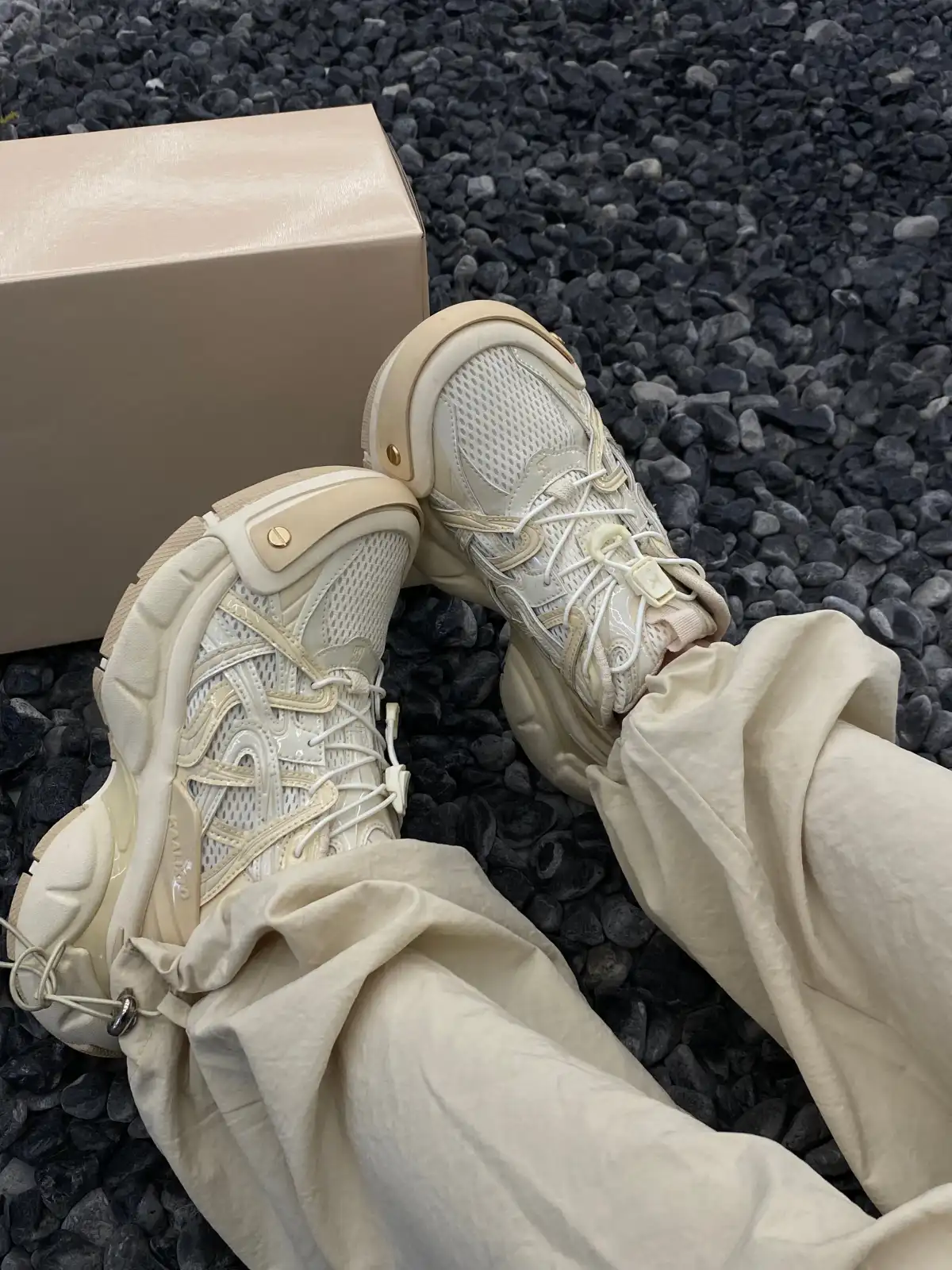 KAALIXTO丨Milk Tea Dad Shoes