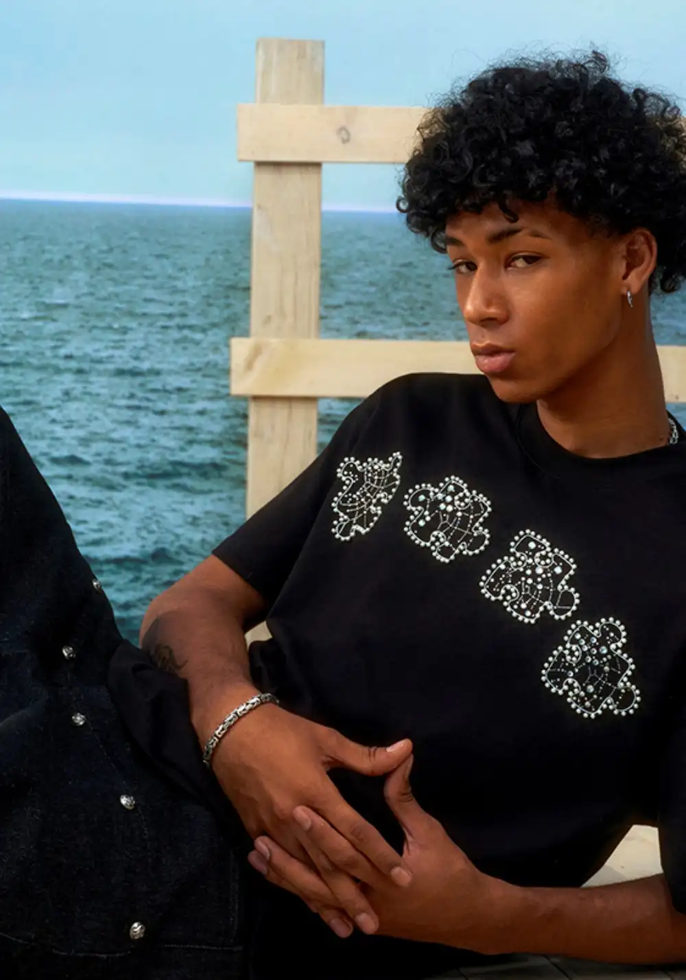 YADcrew丨YADcrew Star-Web Mosaic Tee