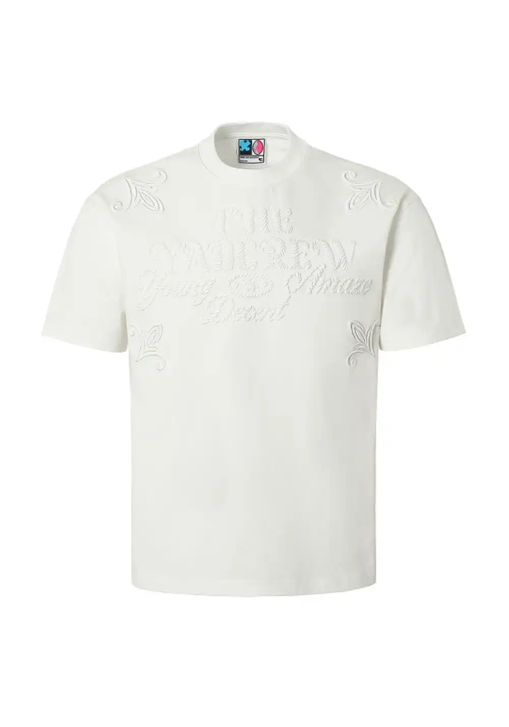 YADcrew丨YADcrew Slogan & Knot Tee-White