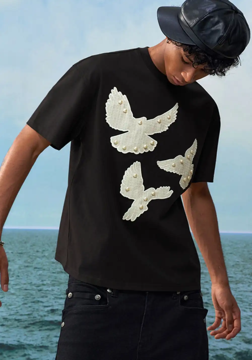 YADcrew丨YADcrew Chanel-Inspired Pearl Tee