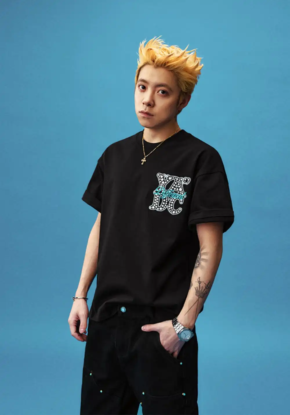YADcrew丨YADcrew Halo Dot Tee-Black