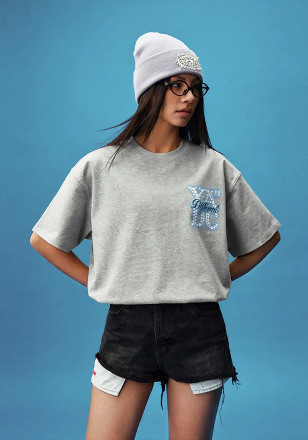 YADcrew丨YADcrew Halo Dot Tee-White