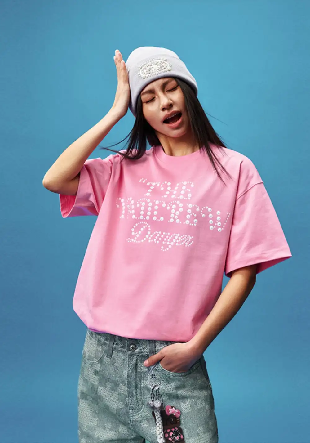 YADcrew丨YADcrew Star-Dot Tee-Pink
