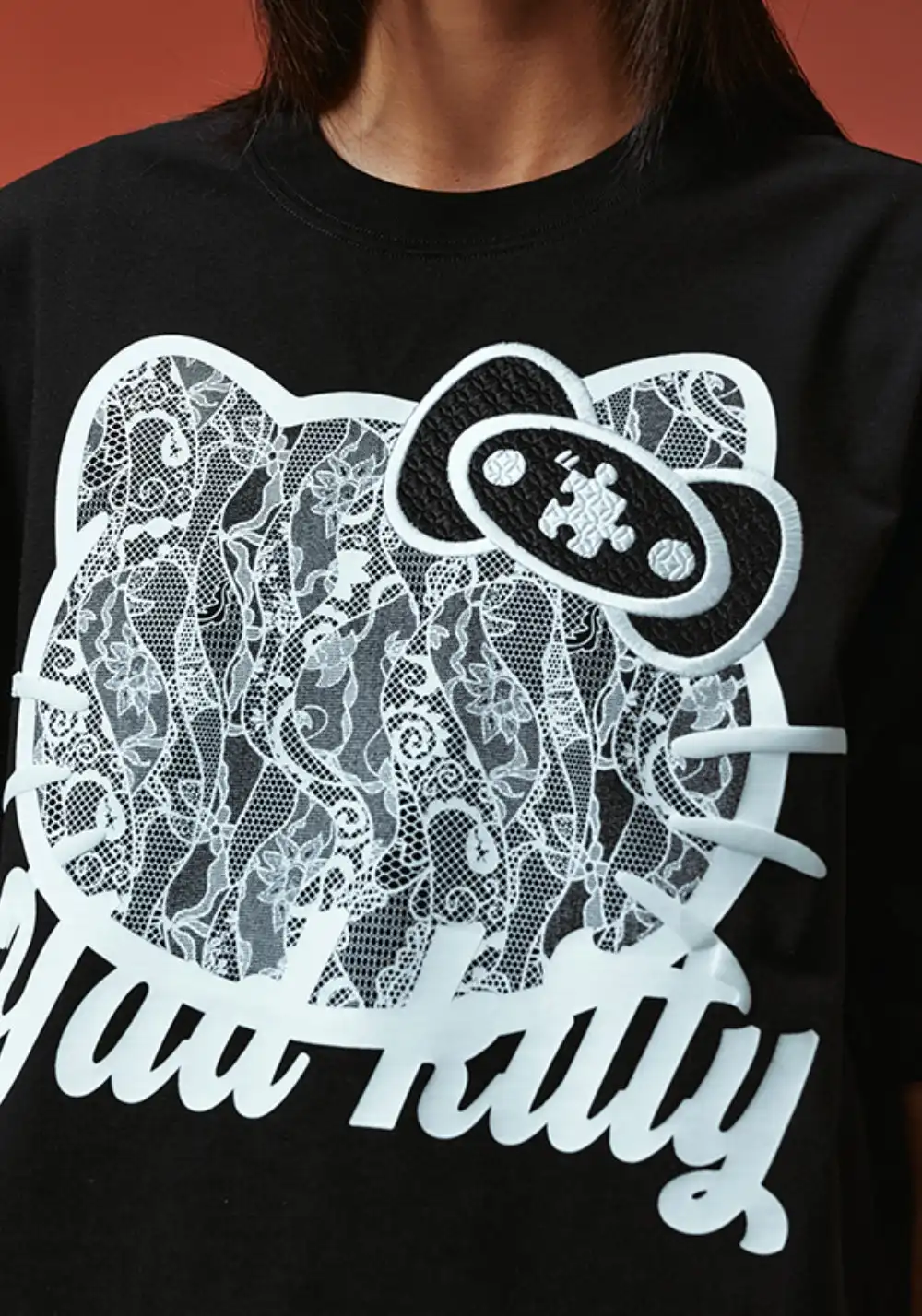 YADcrew丨YADcrew Lace Cat Tee