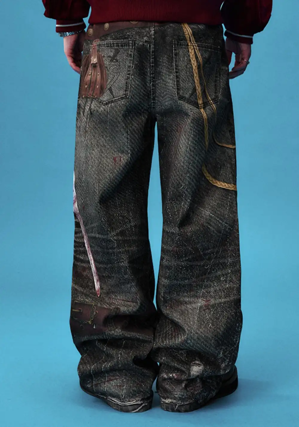 YADcrew丨YADcrew Blood Knight Jeans