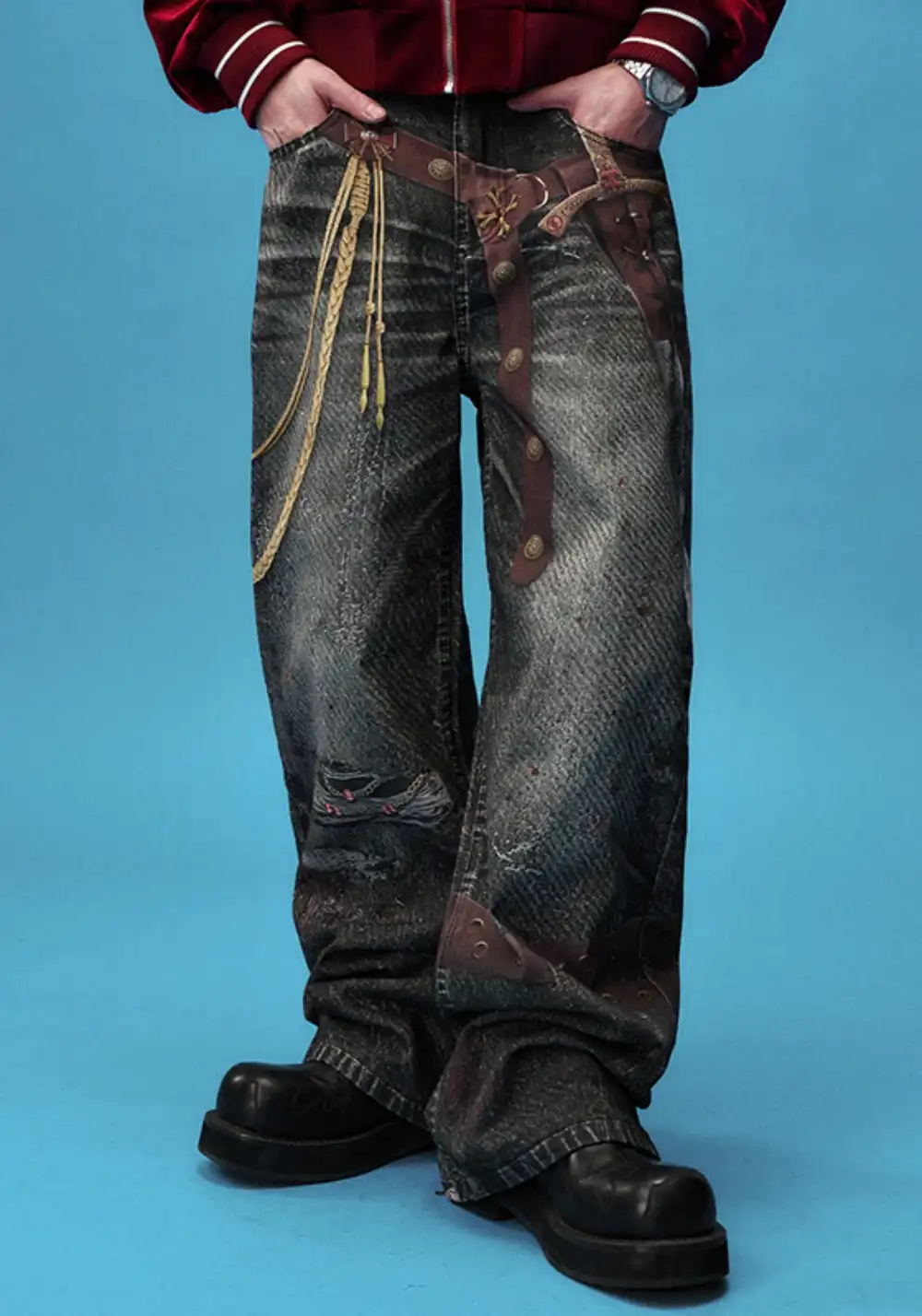 YADcrew丨YADcrew Blood Knight Jeans