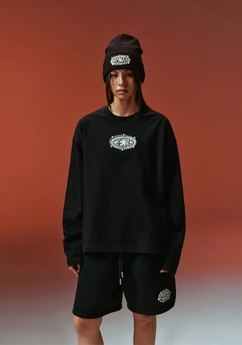 YADcrew丨Pearl Logo Long Sleeve