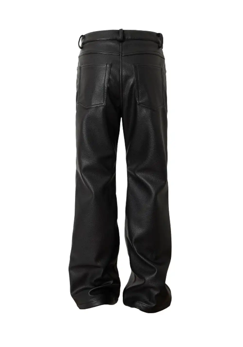 YADcrew丨YADcrew Limited Edition Lychee Leather Pants-Black