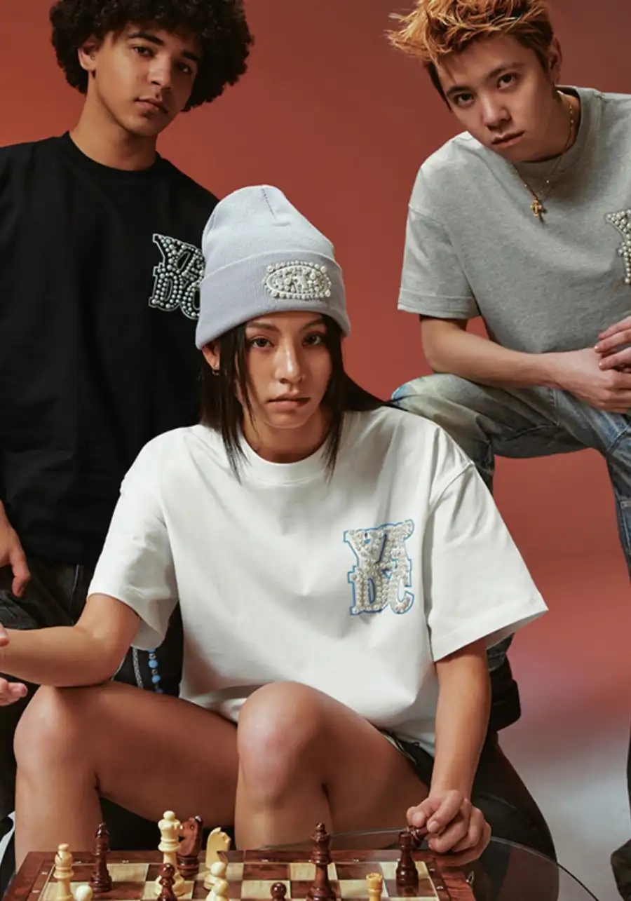 YADcrew丨YADcrew Pearl Logo Tee-Gray - 4