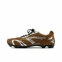 OOPPSSC丨x UNIX_T丨Chunky Sole Trainer Sneakers-Brown