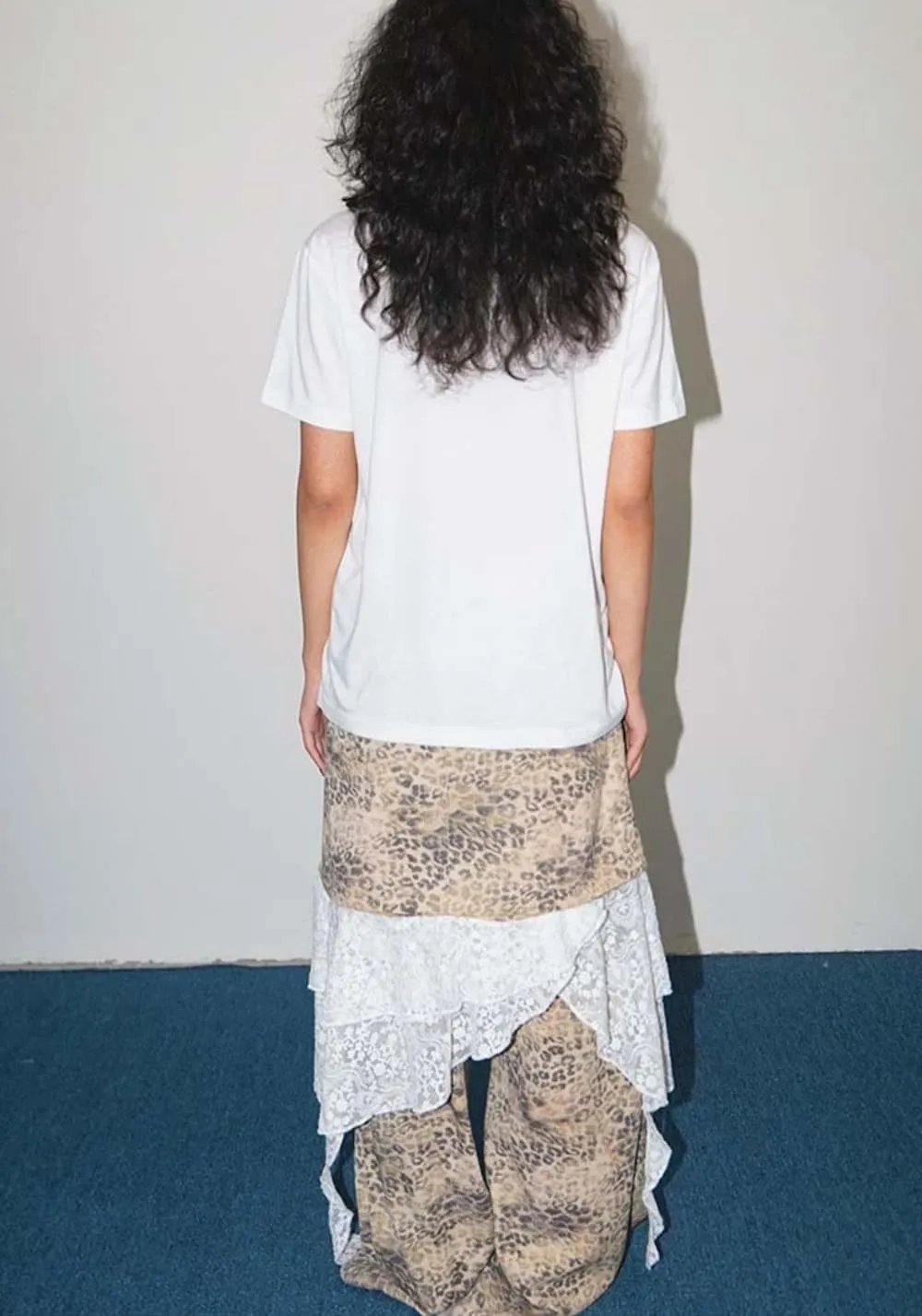 APRIORITY丨Leopard Lace Convertible Skirt Pants