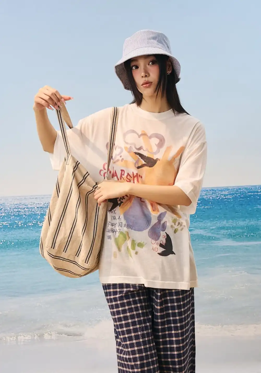 HARSH AND CRUEL丨Hand-Painted Doodle Tee